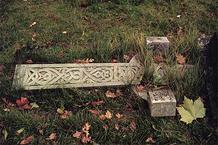 fallen celtic cross
